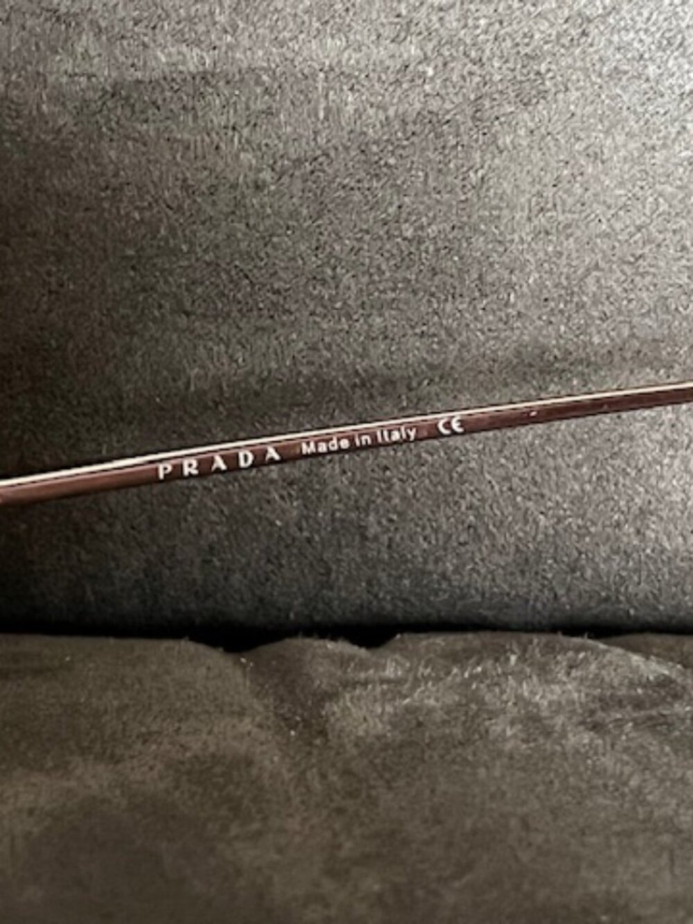 Prada Half Rimless Eyeglasses VPR 54F Silver/Rose Gold Frame, Made in Italy - Picture 5 of 9
